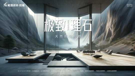 必须专业 | 空间用砖配色要看能强【极致理石】!